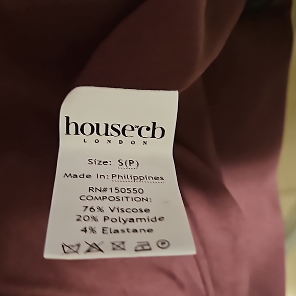 NEW House of CB shoulderless maxi dress Size S #1632 - Picture 8 of 9